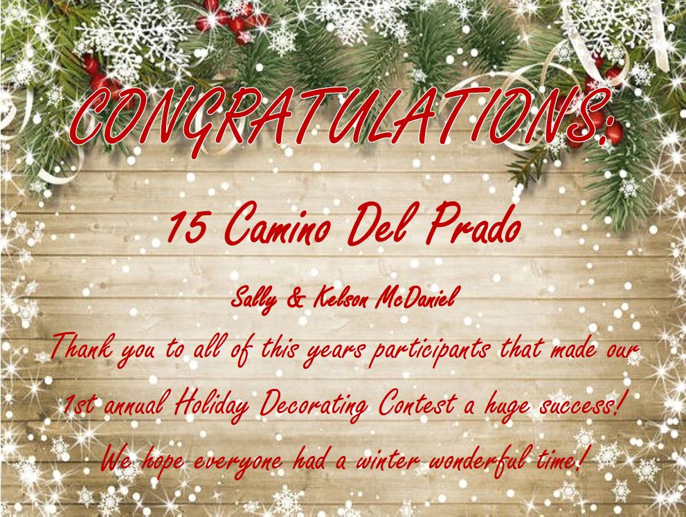Holiday Winners Holiday Winners