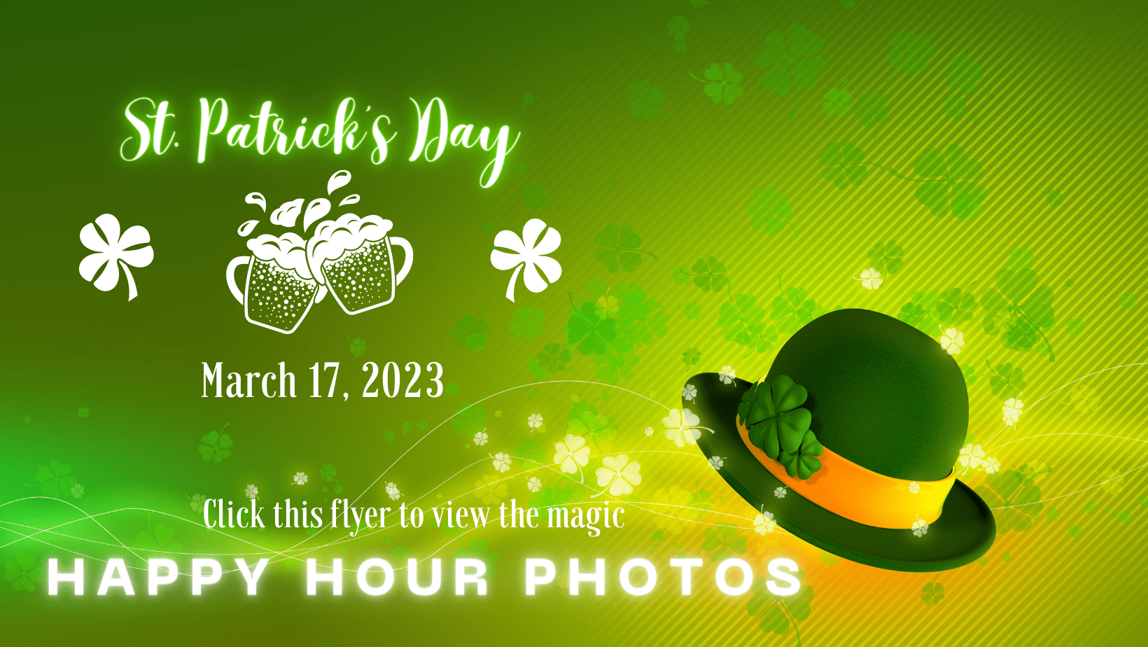 Green Festive Saint Patrick's Day Greeting Facebook Cover