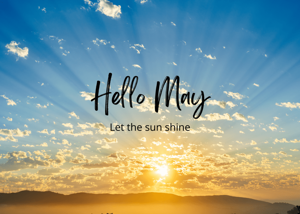 HELLO MAY Card Landscape HELLO MAY Card Landscape