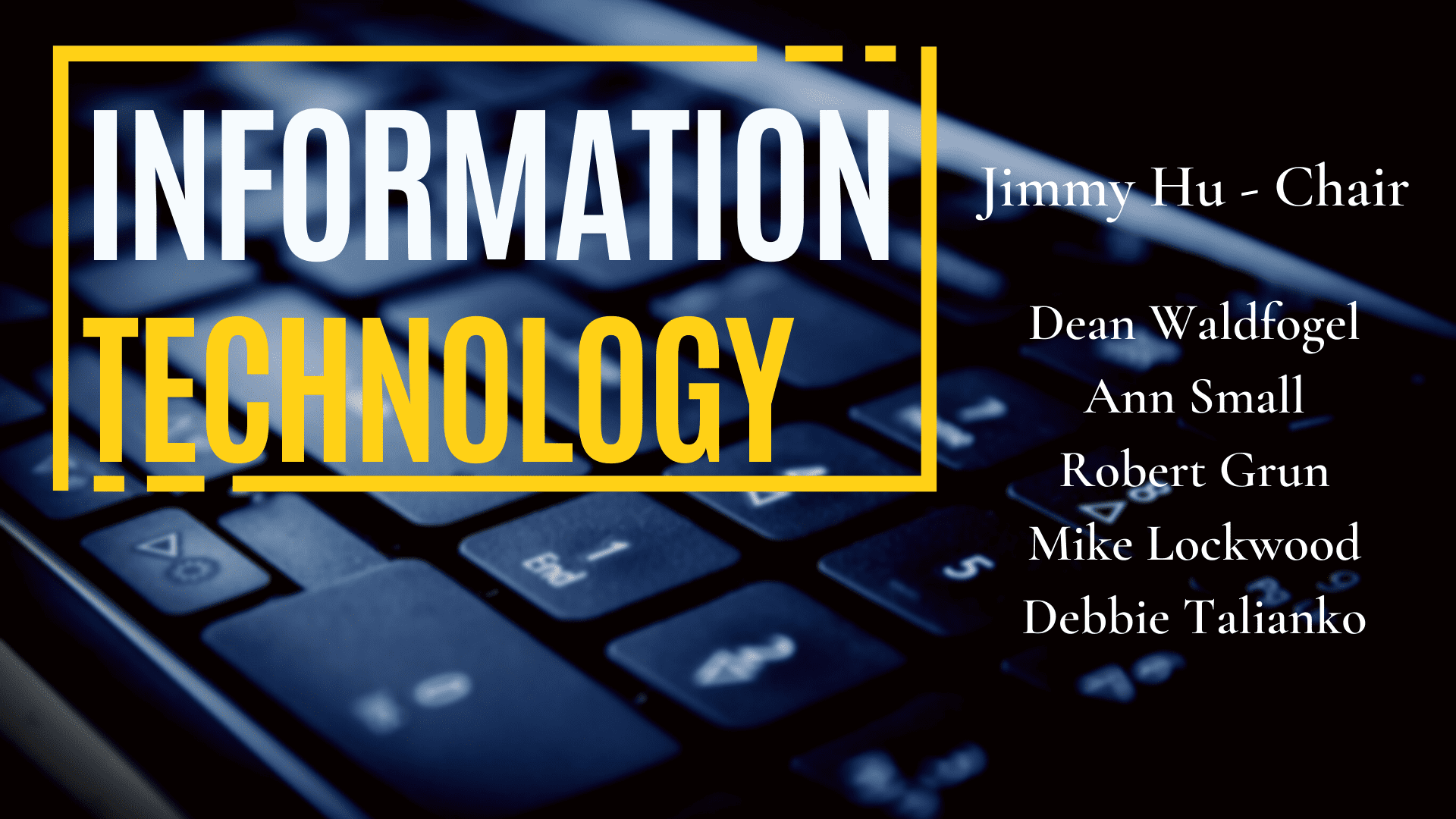 Information and Technology Solution Presentation
